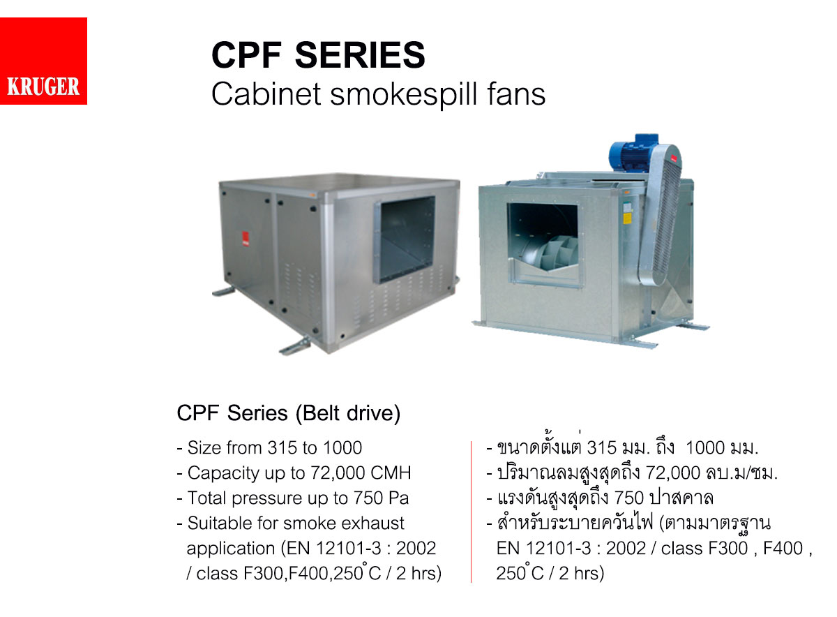 CPF Series,KRUGER FAN